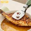 Anti-scald Steak Spatula Tongs 2in1 Steak Flipping Clip Pancake Barbecue Spatula  Cooking Tools