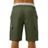 Mens Casual Cargo Shorts Relaxed Fit Drawstring Waist Multiple Pockets Lightweight Summer Shorts