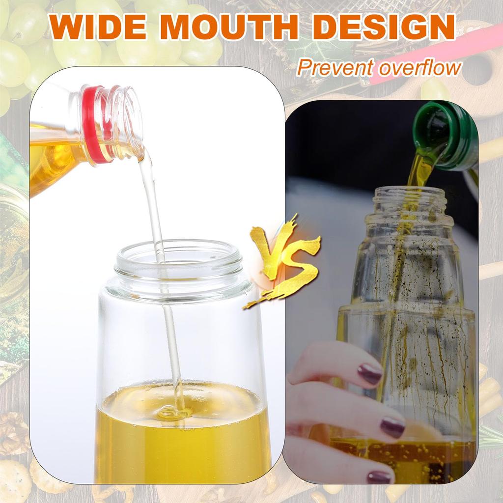 Olive Oil Sprayer for Cooking 2 in 1 Olive Oil Dispenser for Kitchen Gadgets Food-grade Oil Mister for Air Fryer Salad Frying