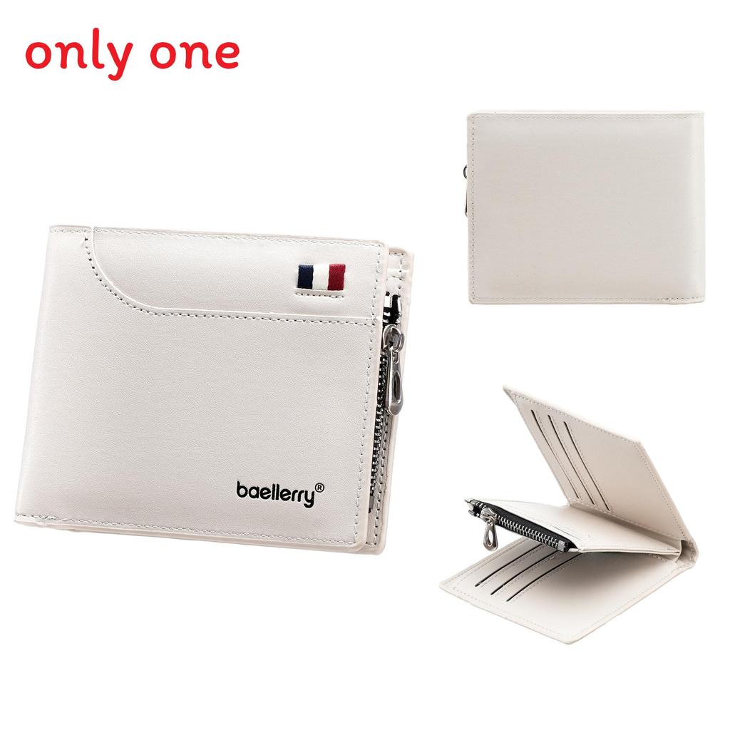 Ladies Pu Short Wallet With Multiple Card Slots And Zipper For Travel And Daily Use