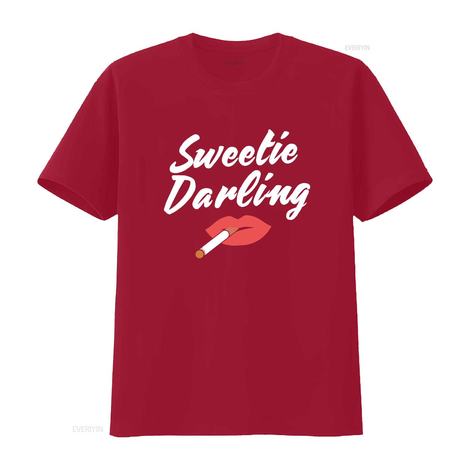 Sweetie Darling T Shirt Absolutely Fabulous Edina and Patsy Ab Fab British Comedy vintage Washed Stretched Breathable Unisex S