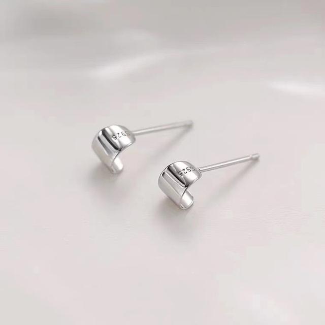 S925 Silver Needle Simple Exquisite White Pearl Stud Earrings For Women Girls Minimalist Ear Jewelry Gifts Size 3/6/8/10mm