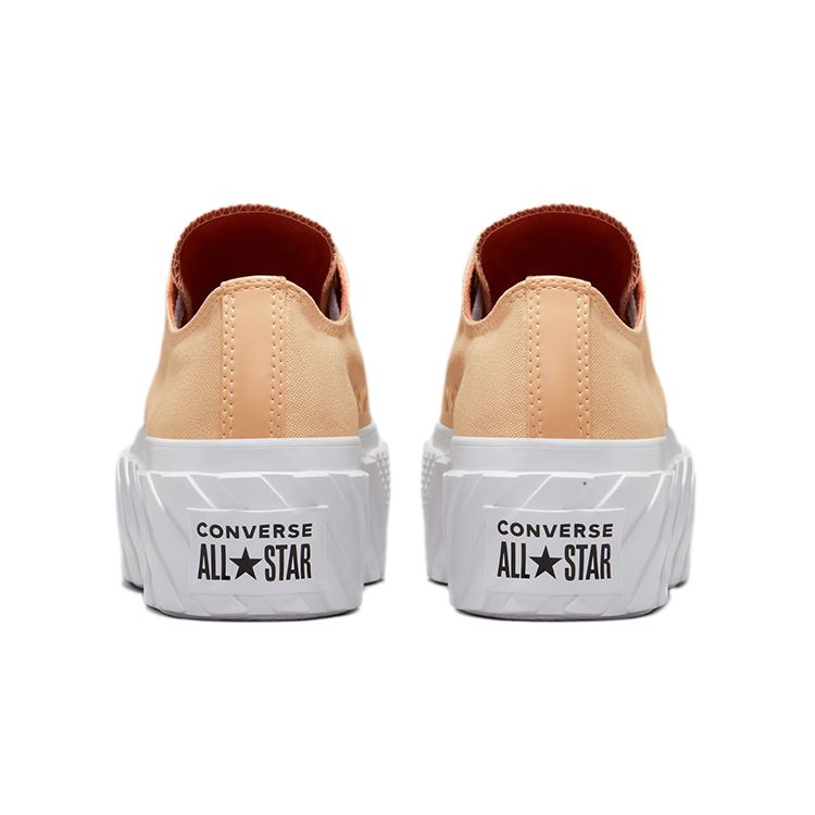 Converse Chuck Taylor All Star Comfortable Versatile Low Top Canvas Shoes Women Sneaker Coral-Orange 571576C