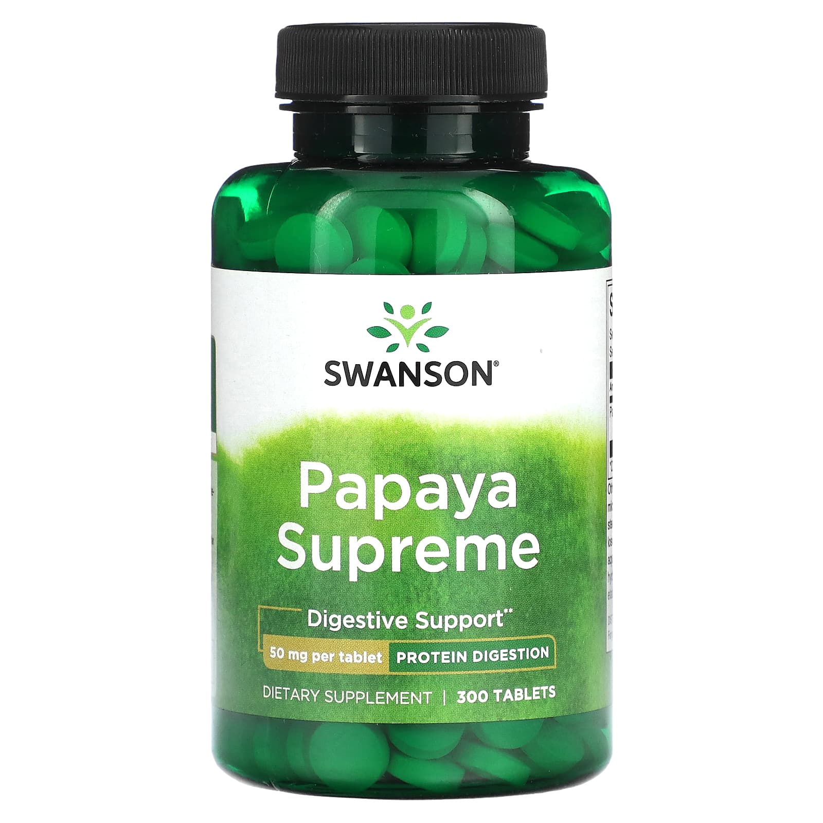 

Papaya Supreme, 50Mg, 300 Tablets