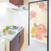 Noren Kobo Noren Long Room Western Floral Rose 85 X 170 Line 10591 Tapestry, Divider/Privacy Screen, Half-Length Curtain, Pattern, Design, Cm, Rose,