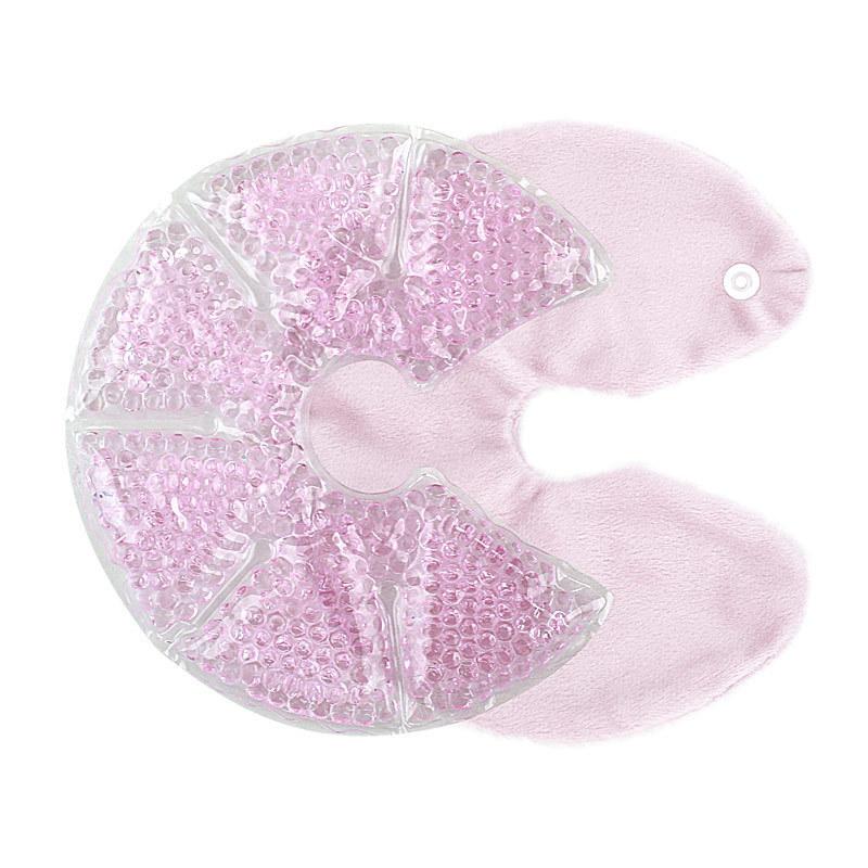 1pc Large Gel Bead Breast Ice Packs - Hot/Cold for Pain Relief, Breastfeeding Essentials, -Grade PVC, Breast Cooling/Heat Pads,