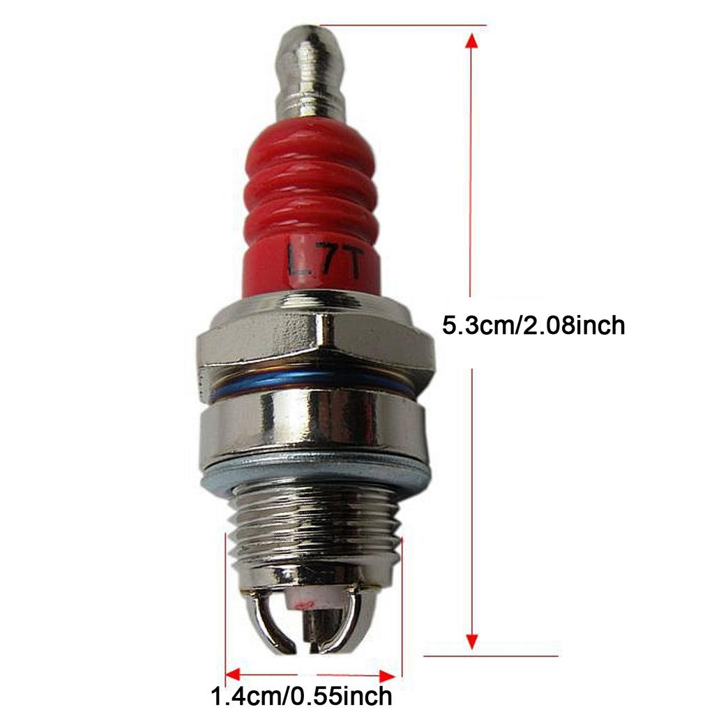 Bujie cu stâlp pe trei fețe L7T Electrod în 2 timpi Motoferăstrău pe benzină Motor 2500 3800 4500 5200 Înlocuiți