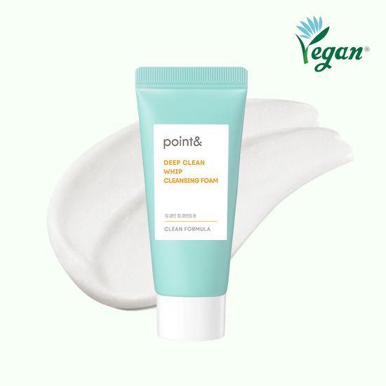 Point and Deep Clean Mini Cleansing Travel Kit (3 Lip & Eye Remover Long Pads + 15ml Oil + 15ml Foam)