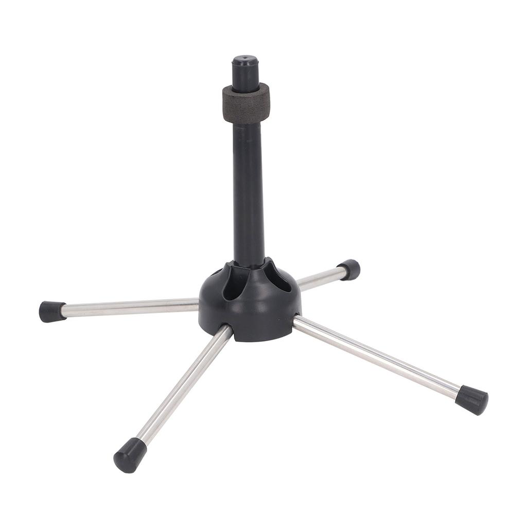 Clarinet Stand Foldable 4 Leg Stable Support Anti Slip Clarinet Stand Holder for Oboe Flute Wind Instrument