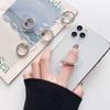 Diamond-Studded Transparent Phone Ring & Stand Holder