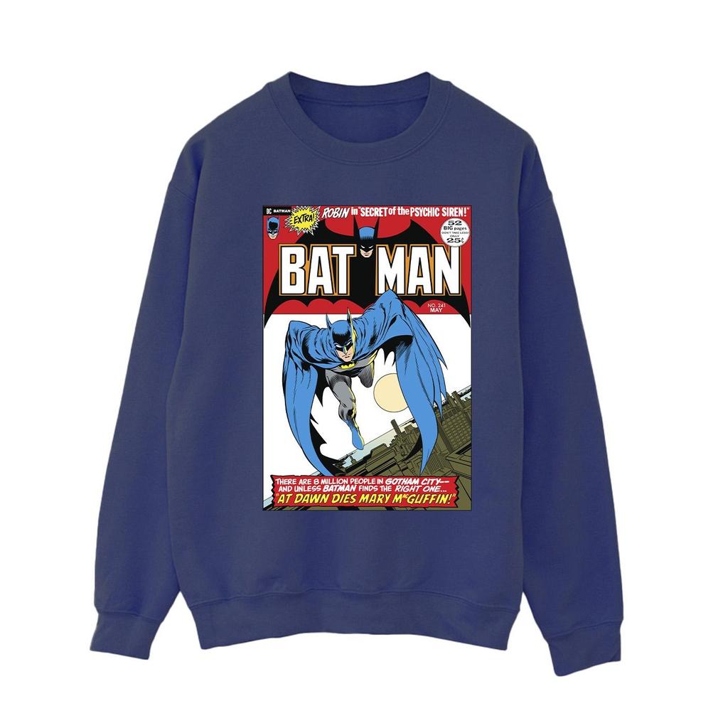 DC Comics Womens/Ladies Running Batman Cover Sweatshirt