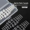 Creaseless Frosted Full Cover Toenail Tips - 240 Pcs Box