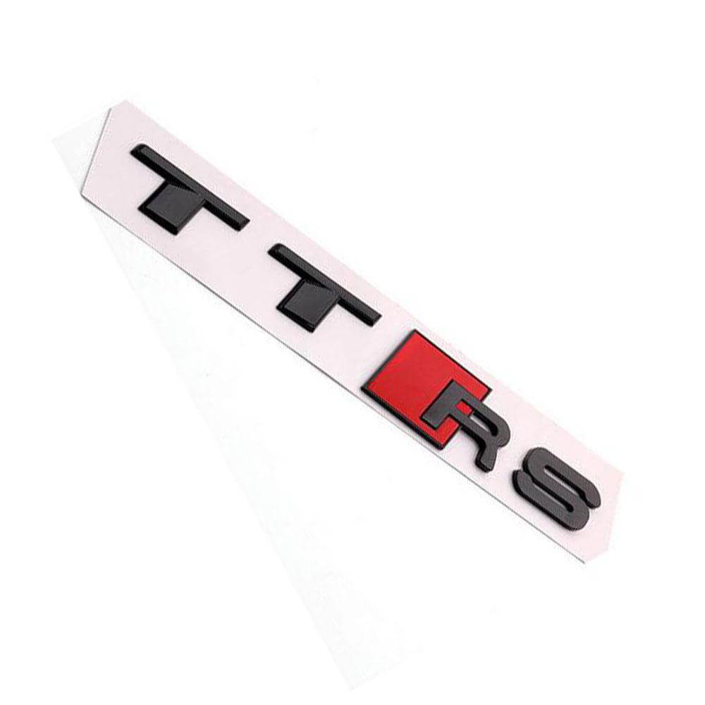 G2For qq1 TT Sports Car Modified Label Text TTS/TTRS Car Boot Cover Badge Lettering Logo Sticker Emblem Auto Decorate Accessories