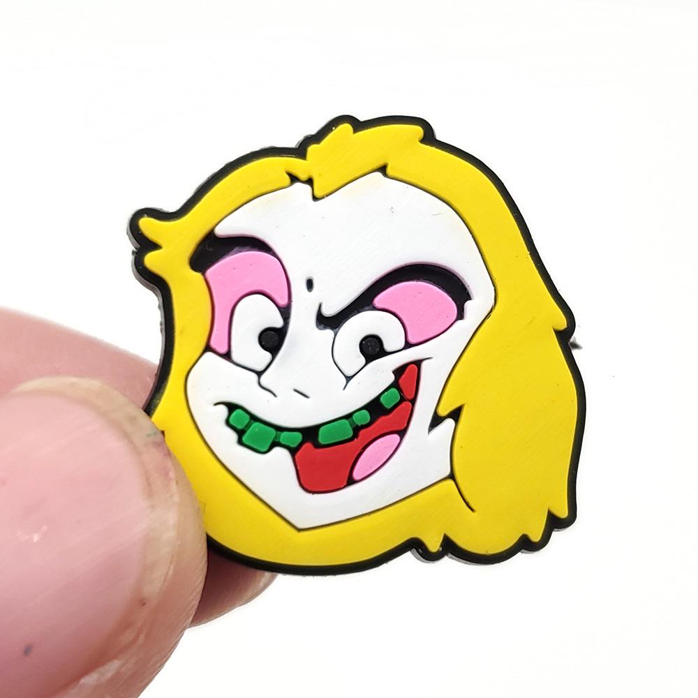 Halloween Eve Horror Movie Character Croc Shoe Buckles - Soft PVC Rubber Accessories