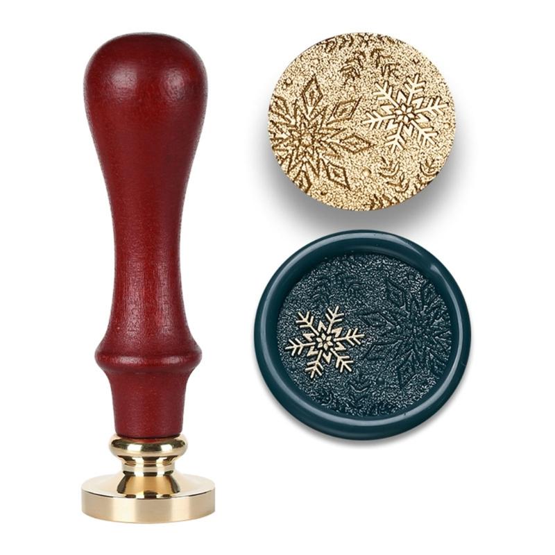 Christmas Sealing Stamp for Scrapbooking, Sealing Stamp Head Replacement for Invitations Envelope Embellishments