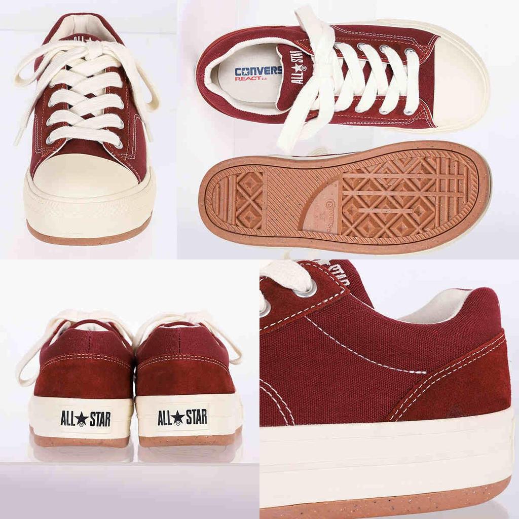 Converse All Star Border Star OX Platform Size Cm (R) Sneakers, Sand/Brown, 23.5