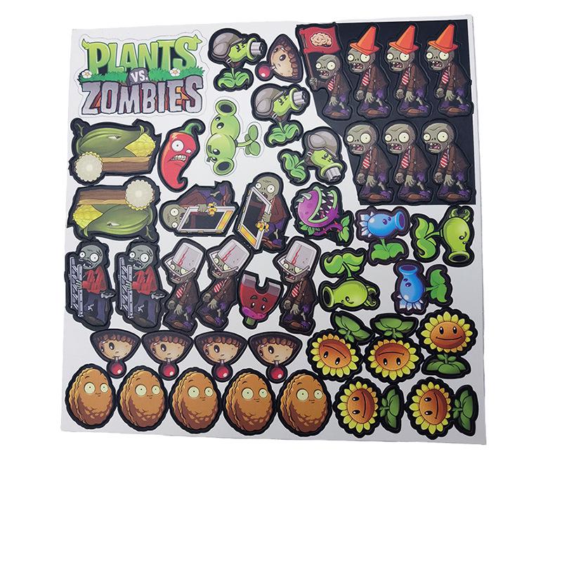 Plants Vs. Zombies Refrigerator Magnet - Strong Magnetic Suction PVC Cartoon Decoration