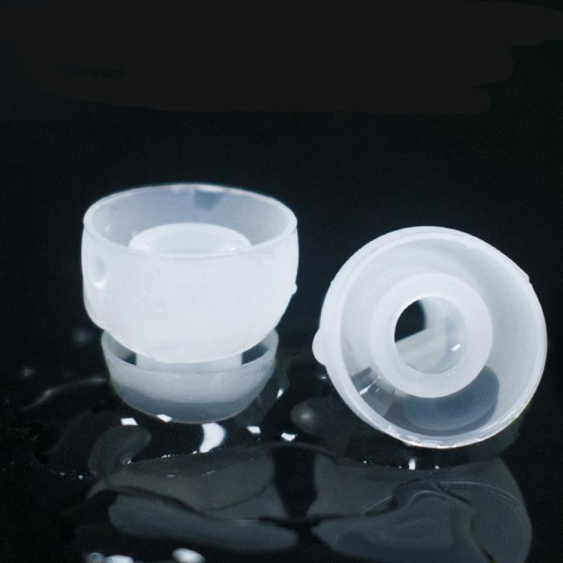 Two Layer Silicone Eartips Earphone Replacement Earbuds Earplugs Noise Reduction Ear Pads Headphone Protector Eartips Cap S M L