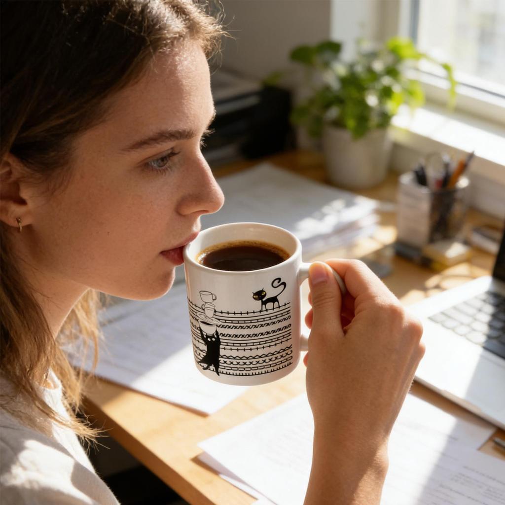 Funny Coffee Mug 350ml Secret Message Ceramic Cup Drinking Mug For Hot Cold Drinks Home Office Family Gatherings Party