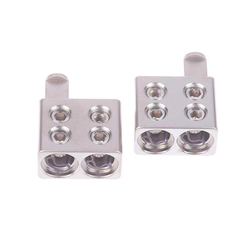 1 Pár Rozbočovačů Kabelů pro Auto Audio Napájecí Svorka Zesilovač Zvuku Duální 1/0 Gauge Na 1/0 Gauge Vstup Zesilovače Redukce Výboj