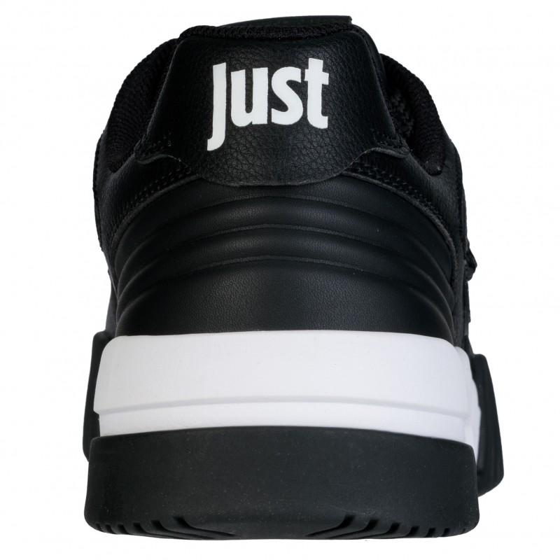 Just cavalli leather sneakers nero tiger - Size: 43