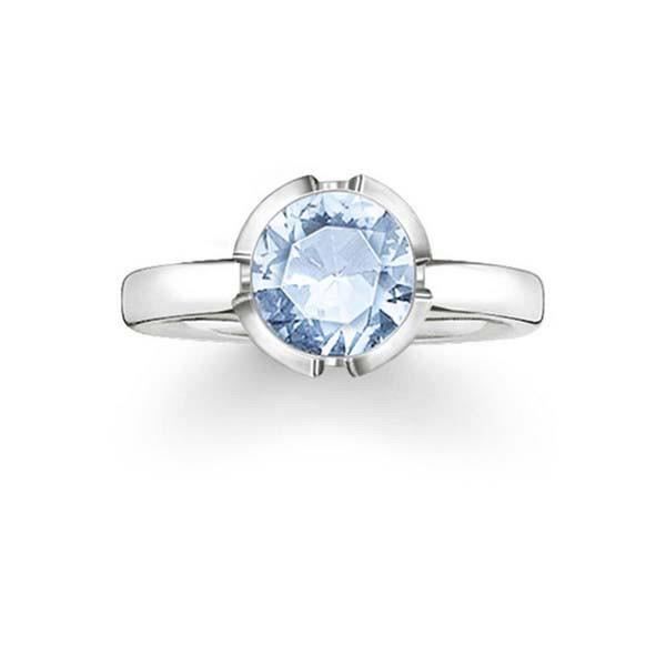 Bague Femme - Thomas Sabo - TR2034-009-31 - Argent - Taille 52 - Couleur Argenté/Bleu