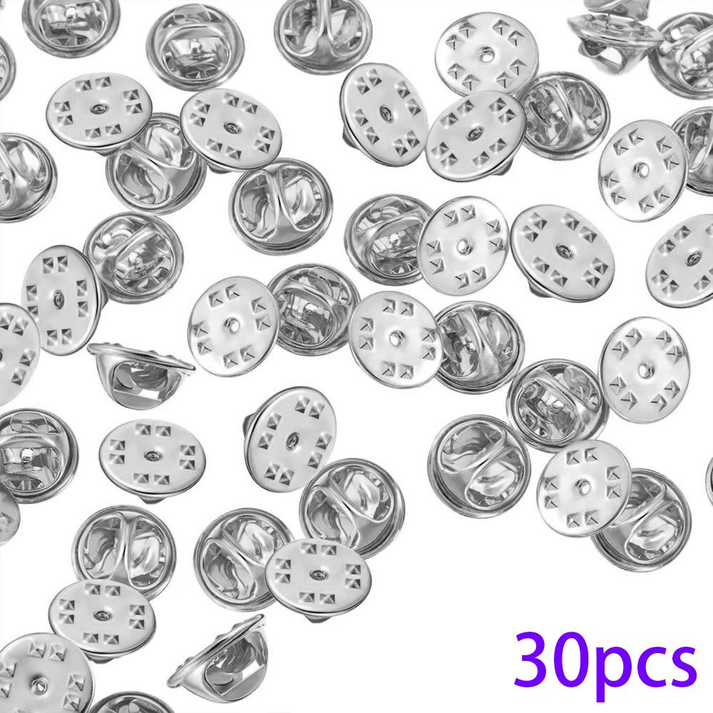 

Иглодержатель из сплава 30/50/70 шт., пряжка для гвоздя, металлическая задняя часть иглы, эмалированная задняя часть иголки, аксессуары для летней пляжной свадьбы и вечеринки своими руками silvery 30pcs