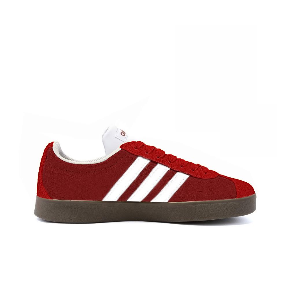 Adidas Neo Vl Court Dreamweaver, Amber Low top Skateboard Shoes Unisex Red HQ1802(Team189-)