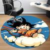 1pcDragon Ball Goku Cloud Office Round Area Rug, Indoor Mat Suitable For Office, Bedroom Living Room Home Decor, Room Deco,  Offic a0928137