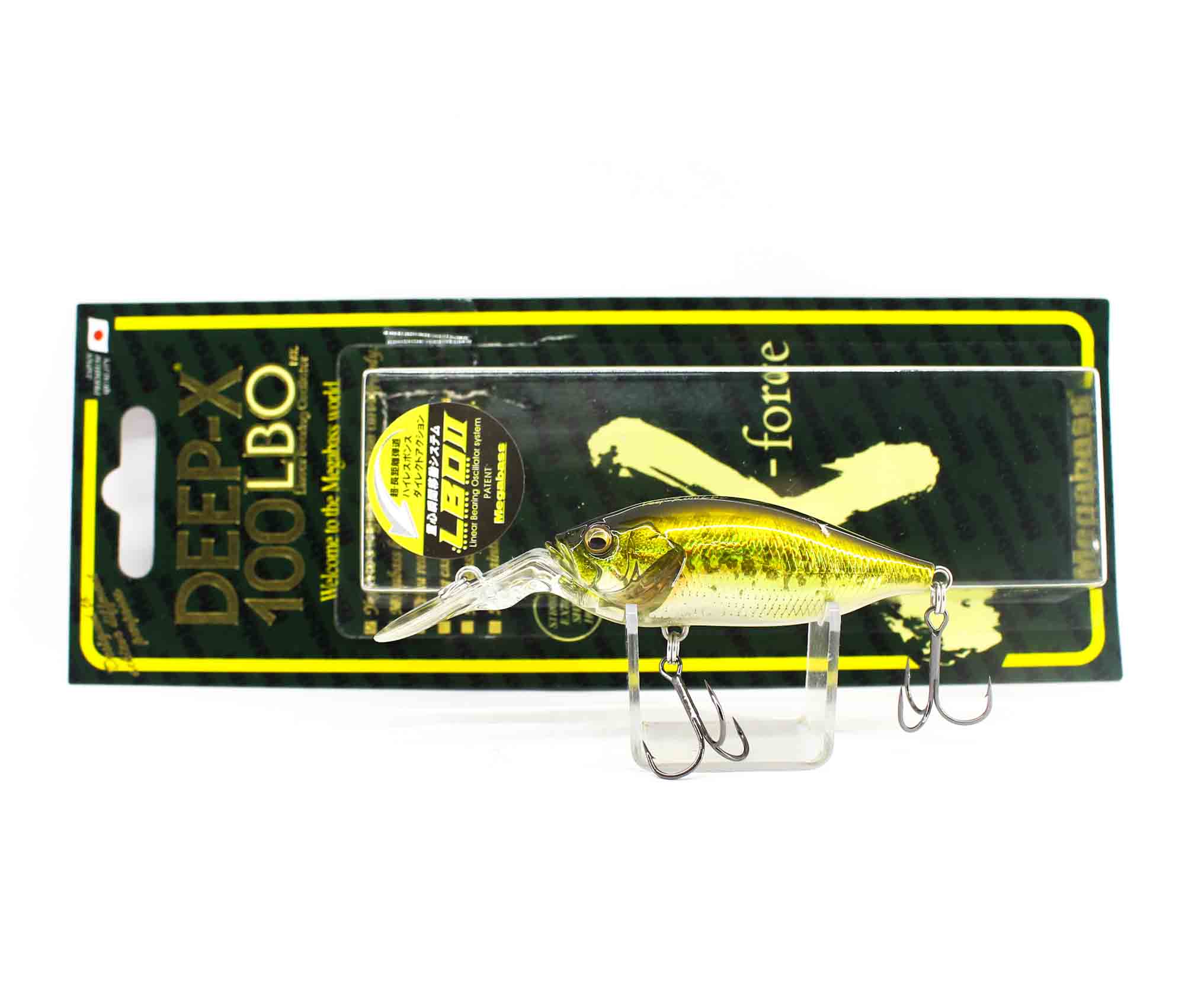 Megabass Deep X 100 LBO 59 мм 3/8 унции Плавающая приманка GG Bass (5209)