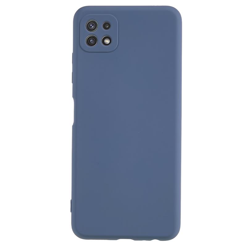 For Samsung Galaxy A22 5G (EU Version) Fiber Lining Rubberized TPU Cover Drop Resistant Phone Case