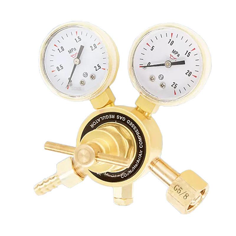 Copper Pressure Reducing Valve Nitrogen Pressure Reducing Gauge Carbon Dioxide Pressure Gauge Pressure Regulating