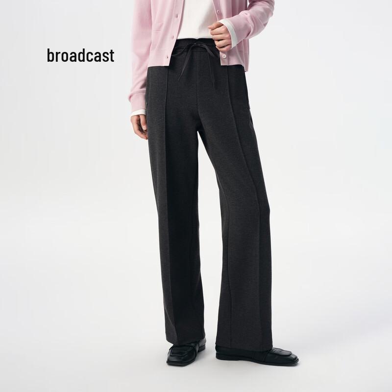 Broadcast Women's High-Waist Loose Straight-Leg Casual Pants
