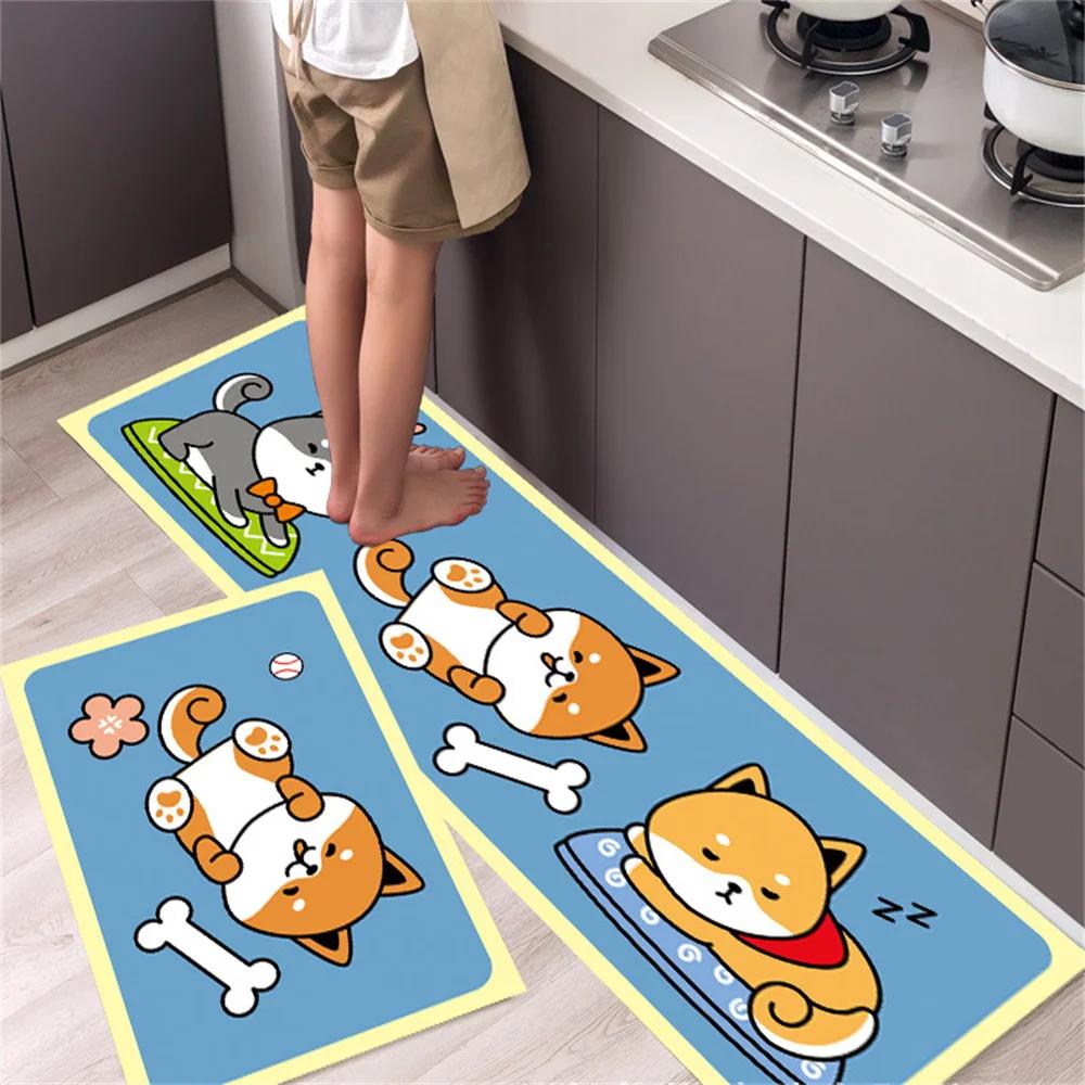 Kitchen Mat Carpet In The Bedroom Doormat Entrance Door Bathroom Rugs Super Absorbent Floor Mat Bedroom Floor Toilet Home Decor