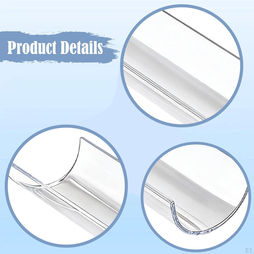 2Pcs Swiss Roll Shaping Tool Dessert Making Easy to Clean Semicircle for Bakeshop Reusable Pastry