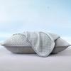 Federe Fresche Traspiranti Morbide Biancheria da Letto con Eleganti Fantasie Bordatura con Nappe e Chiusura a Busta Lavabili in Lavatrice Comfort Estivo per Chi Soffre il Caldo
