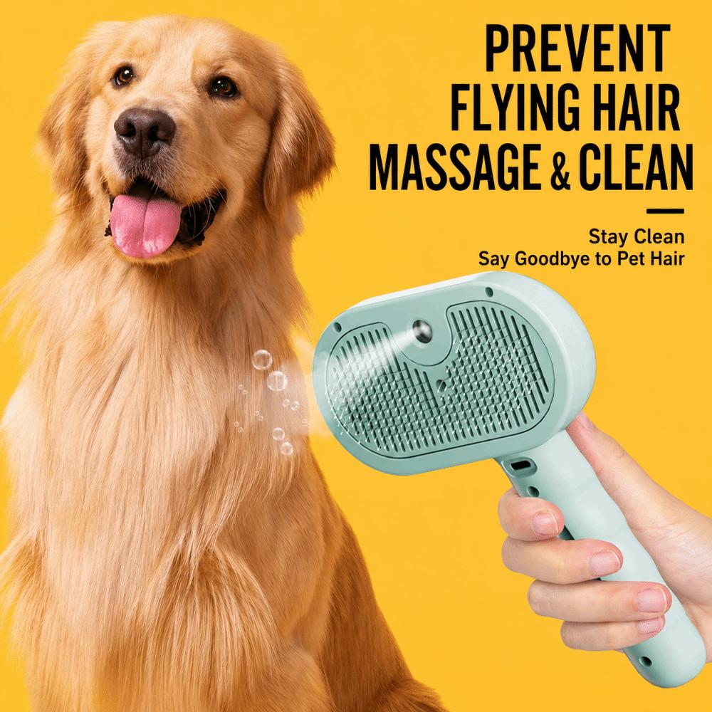 Spray Function Hair Straightener Comb Electric Pet Massage Comb New Steam Brush Pet Grooming