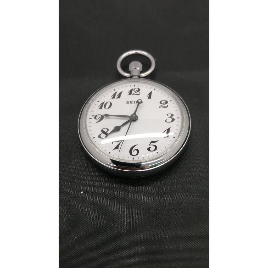 Used SEIKO 7C11-0010 Railway Pocket Watch