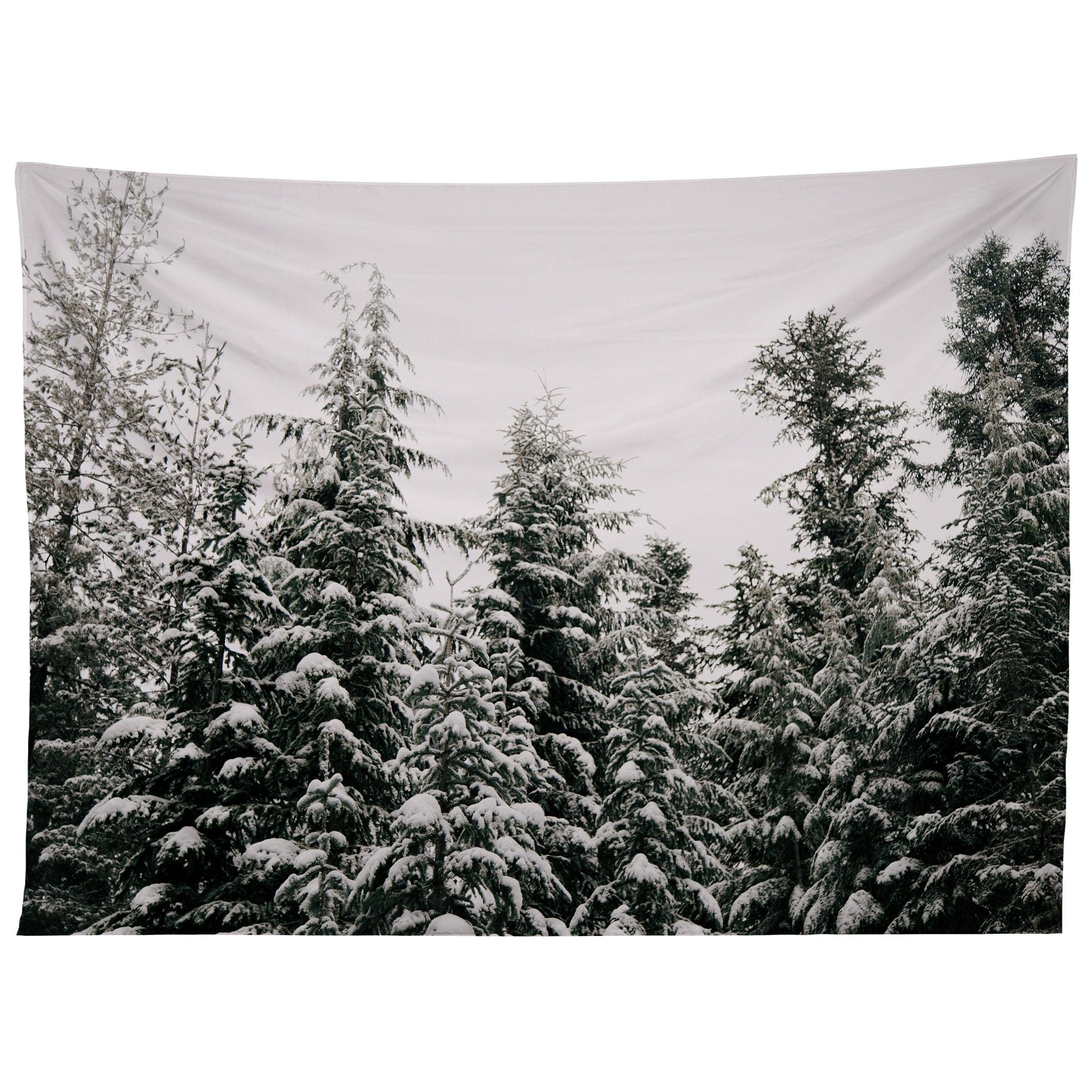 SNOW FALLEN tapestry 75x100