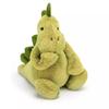 JC Shy Green Dinosaur Series Plush Stuffed Doll Cute Dinosaur Soft Cartoon Chidren Trendy Toy Girl Bag Charm Festive Fun Gifts