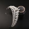 Bride Silver Crown Tiara Rhinestone New Korean Wedding White Wedding Accessories Wedding Hair Accessories