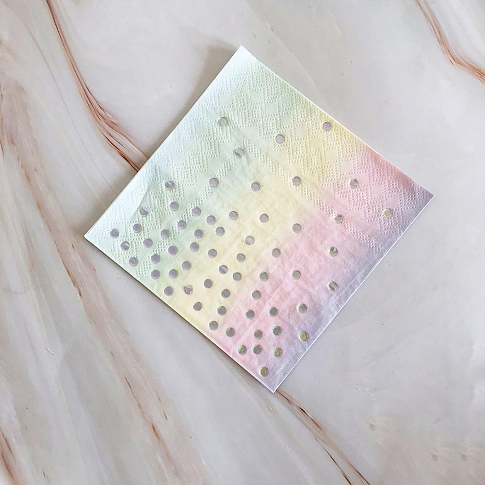 Rainbow Round Paper Cups Plates Napkins With Disposable Paper Tableware For Party Cake Plates Cups Wedding Birthday Banquet Picnic Dessert Decor