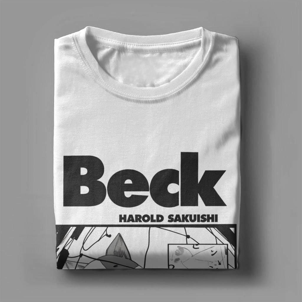 Anime Beck Mongolian Chop Squad 100% Coton T-shirt Pour Unisexe Été Vintage T-shirts Respirant Mode T-shirt Grande Taille