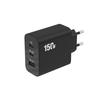 Caricabatterie super rapido da 150 W, ricarica ultra rapida, 3 porte PD tipo C per iPhone, Samsung, Xiaomi