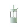 Buydeem 500ml High Borosilicate Glass Straw Cup
