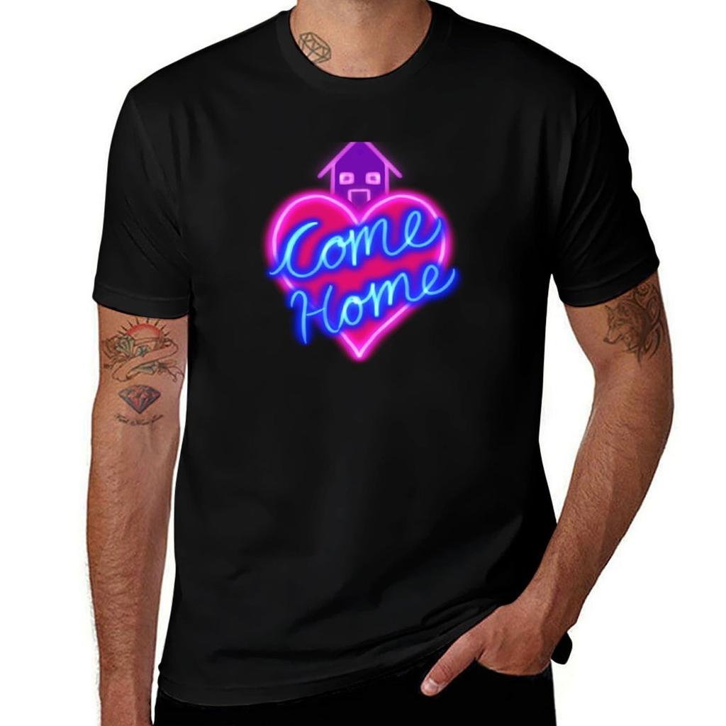 Come Home Logo T-Shirt anime tshirt man t shirt luxury T-Shirt