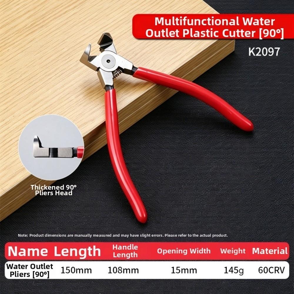 Industrial Grade Right-angle Flat-nose Pliers 45°90° Multifunctional Sprue Cutters Thickened Anti-slip Sprue Pliers