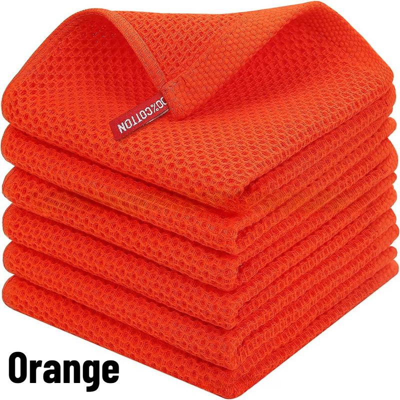 

100% Cotton Towel Soft Absorbent Dishcloth Kitchen Dish Rags Honeycomb Breathable Face Wash Towel Household Cleaning Wash Cloth 1PC 30×30cm
