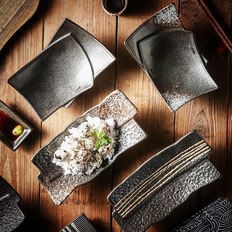 Sushi Plate Japanese Washi Plate, Commercial Western Salad Plate Dessert Plate, Chinese Restaurant Snack Plate