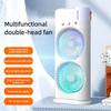 Multifunctional Shaking Head Spray Fan Humidifying Refrigeration Air Conditioning Fan Portable Desktop Fan Air Cooler